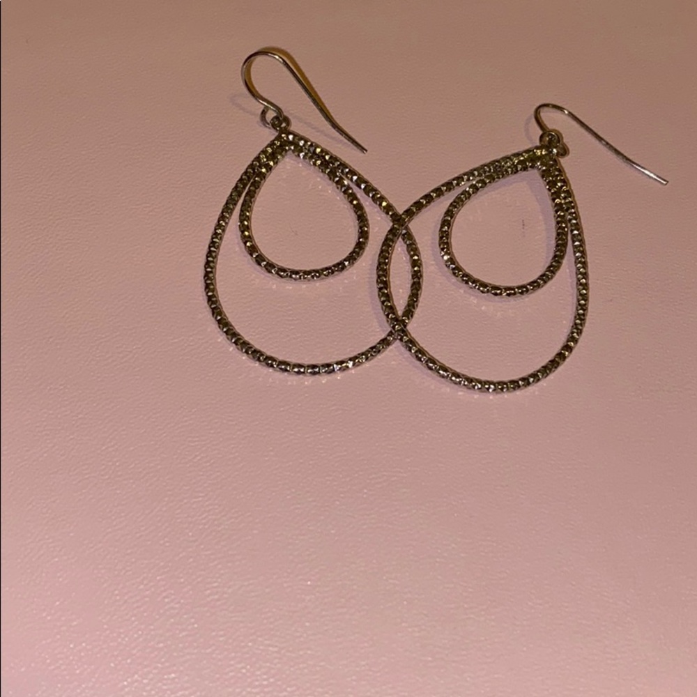 Silver earrings